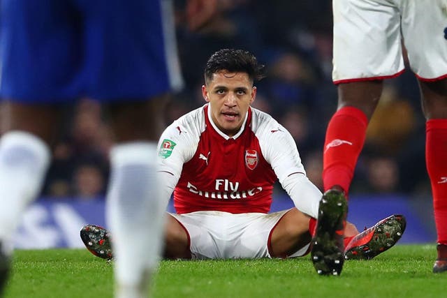 Arsenal's Alexis Sanchez is out of contract at the end of the season