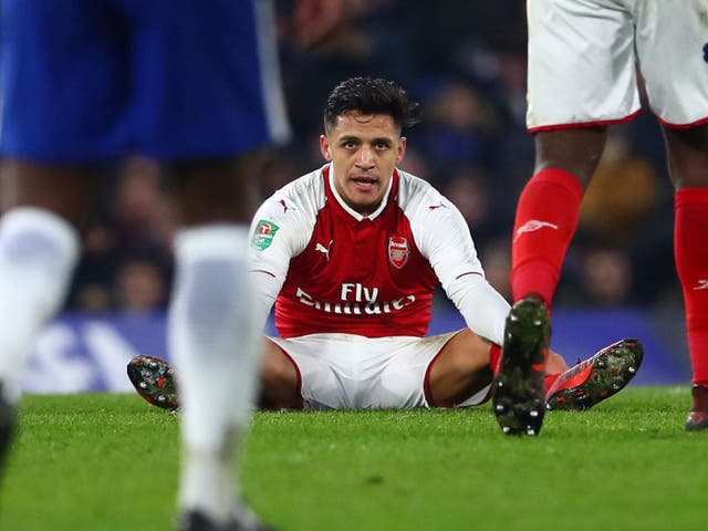 Arsenal's Alexis Sanchez is out of contract at the end of the season