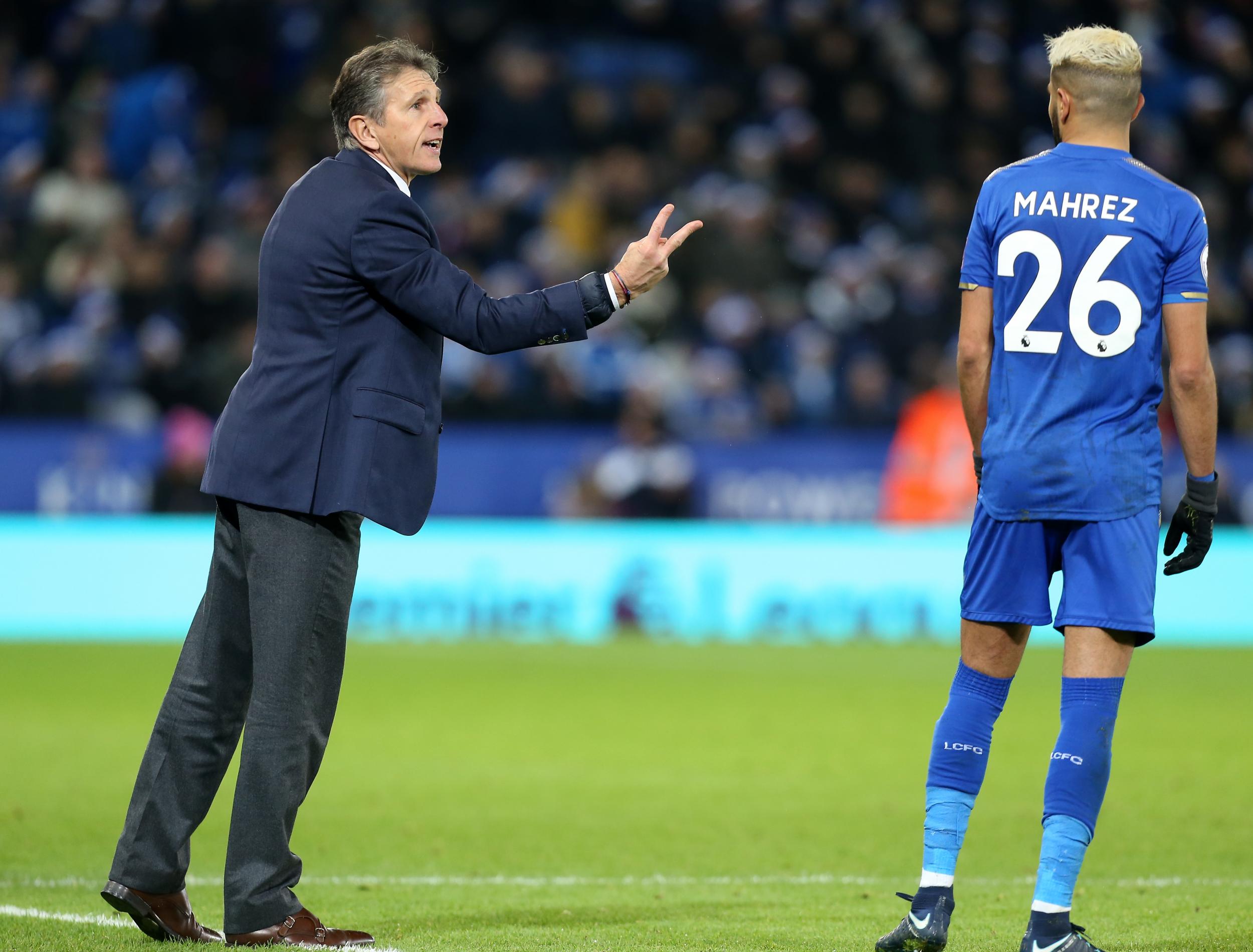 Riyad Mahrez has look revitalised under Claude Puel