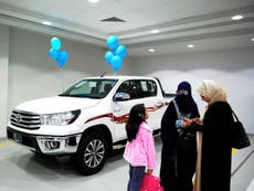 Saudi Arabia unveils first women-only car exhibition