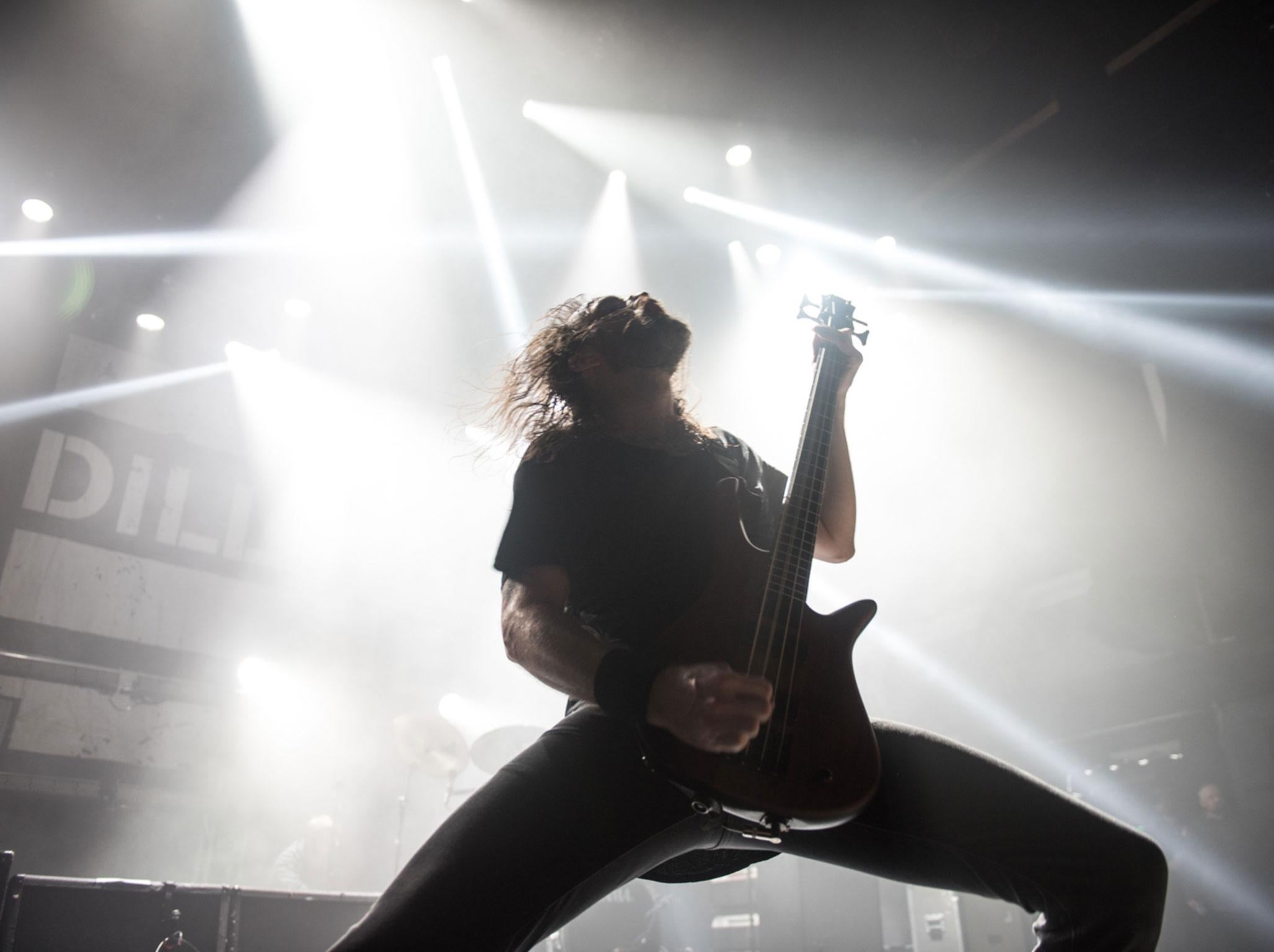 The Dillinger Escape Plan's Liam Wilson on the final night of their 3 night Terminal 5 residency