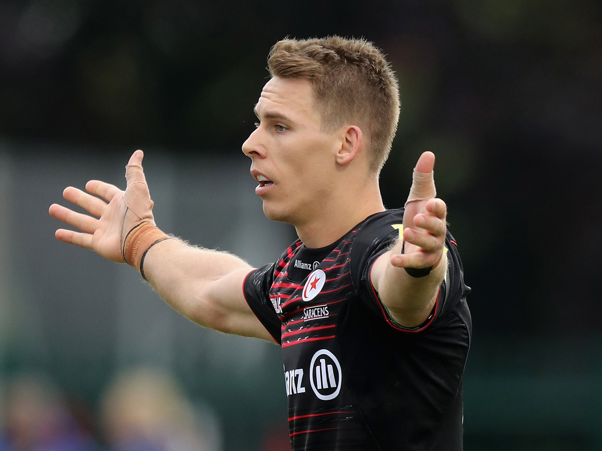 Liam Williams returns from a two-month groin injury to start for Saracens against Ospreys