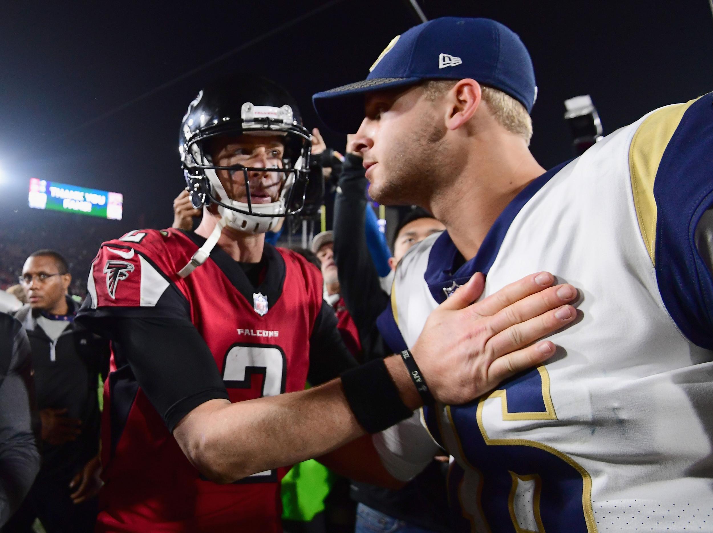 Matt Ryan saw off the high-powered Rams a week ago