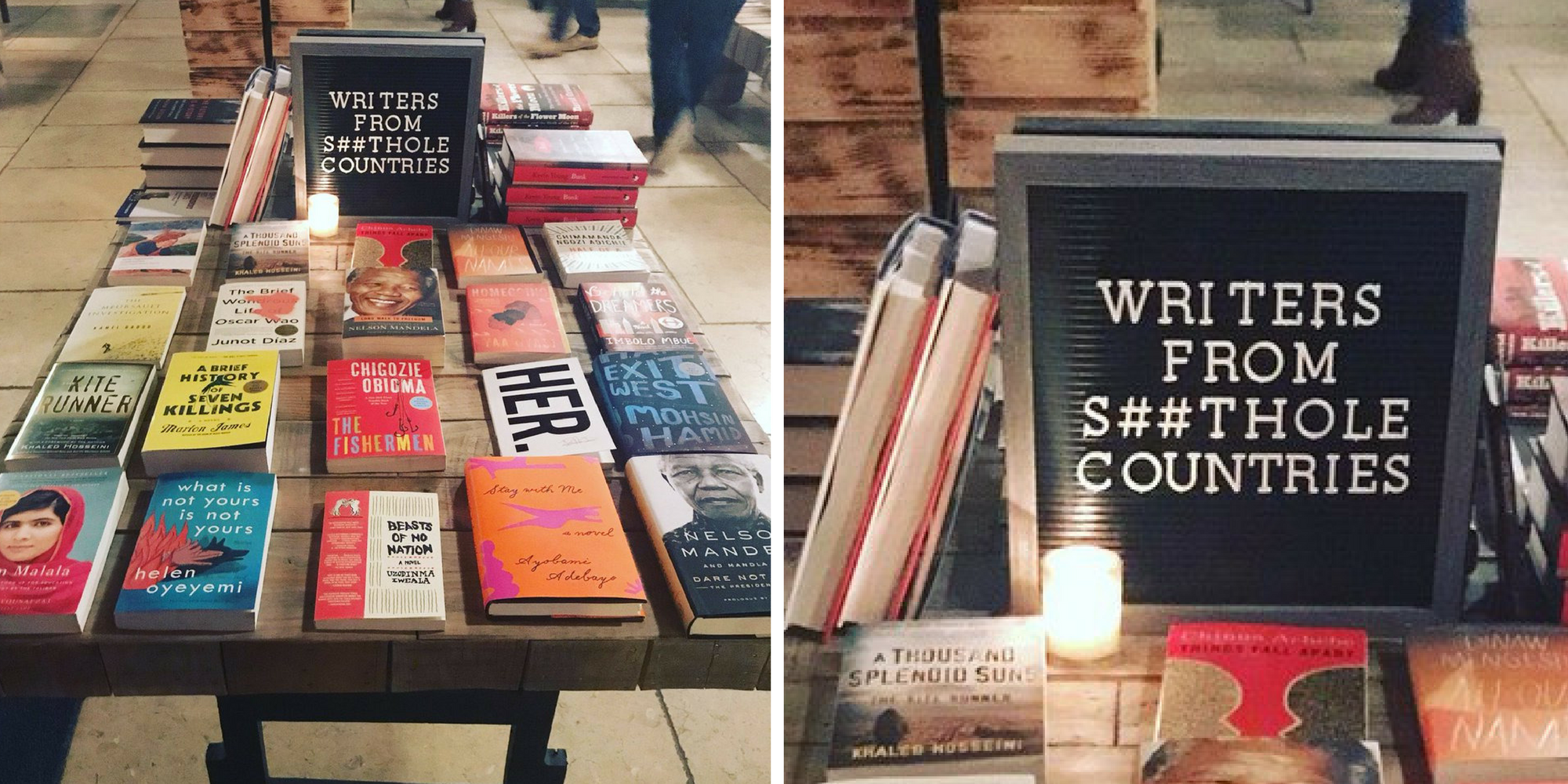 A had the perfect response to the 's**thole countries