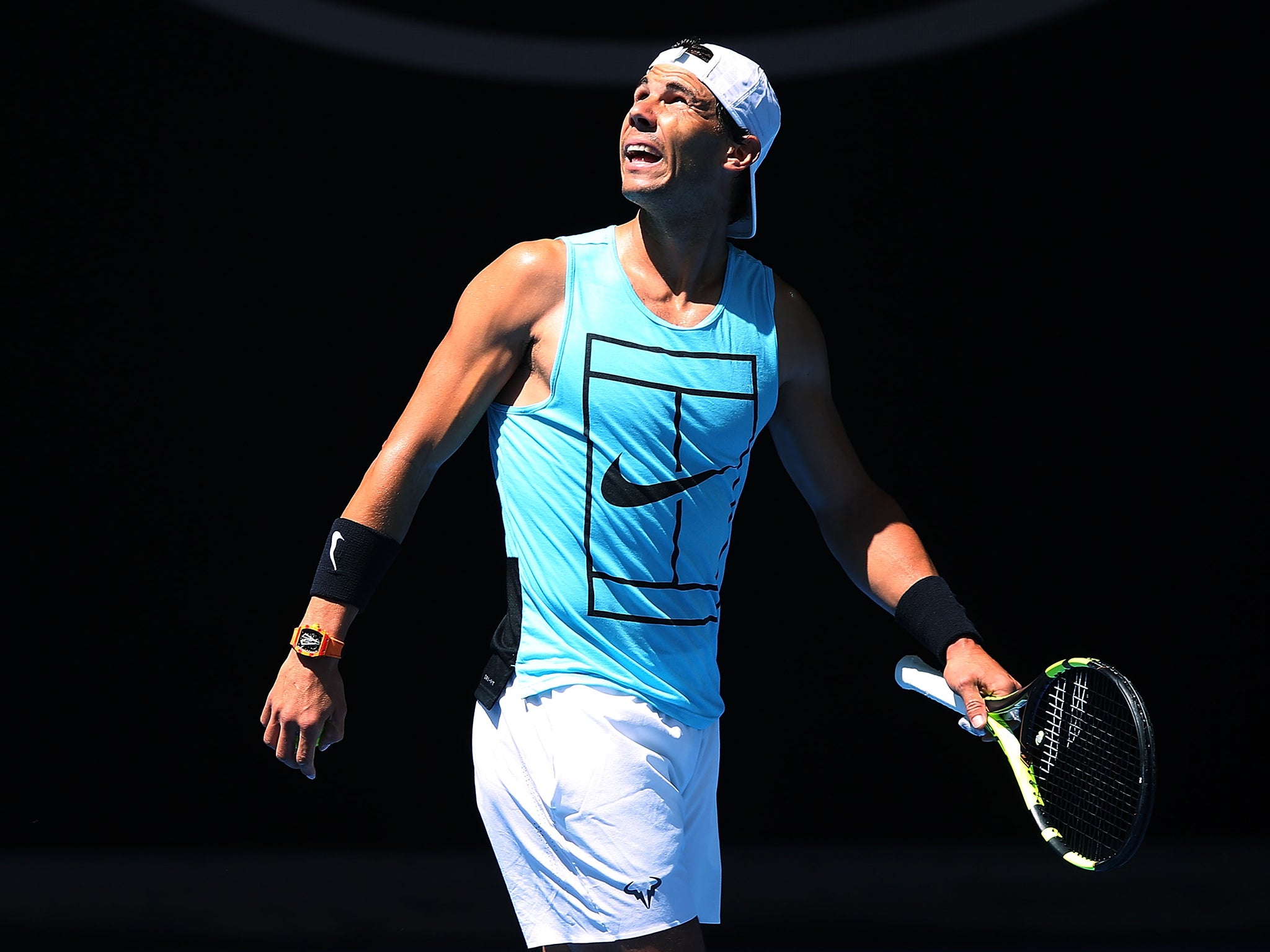 Rafa Nadal has not played any competitive tennis in the lead up to the Australian Open