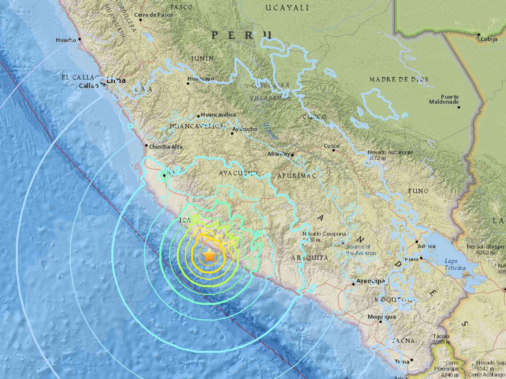 Peru earthquake: Powerful magnitude 7.1 tremor kills one and leaves