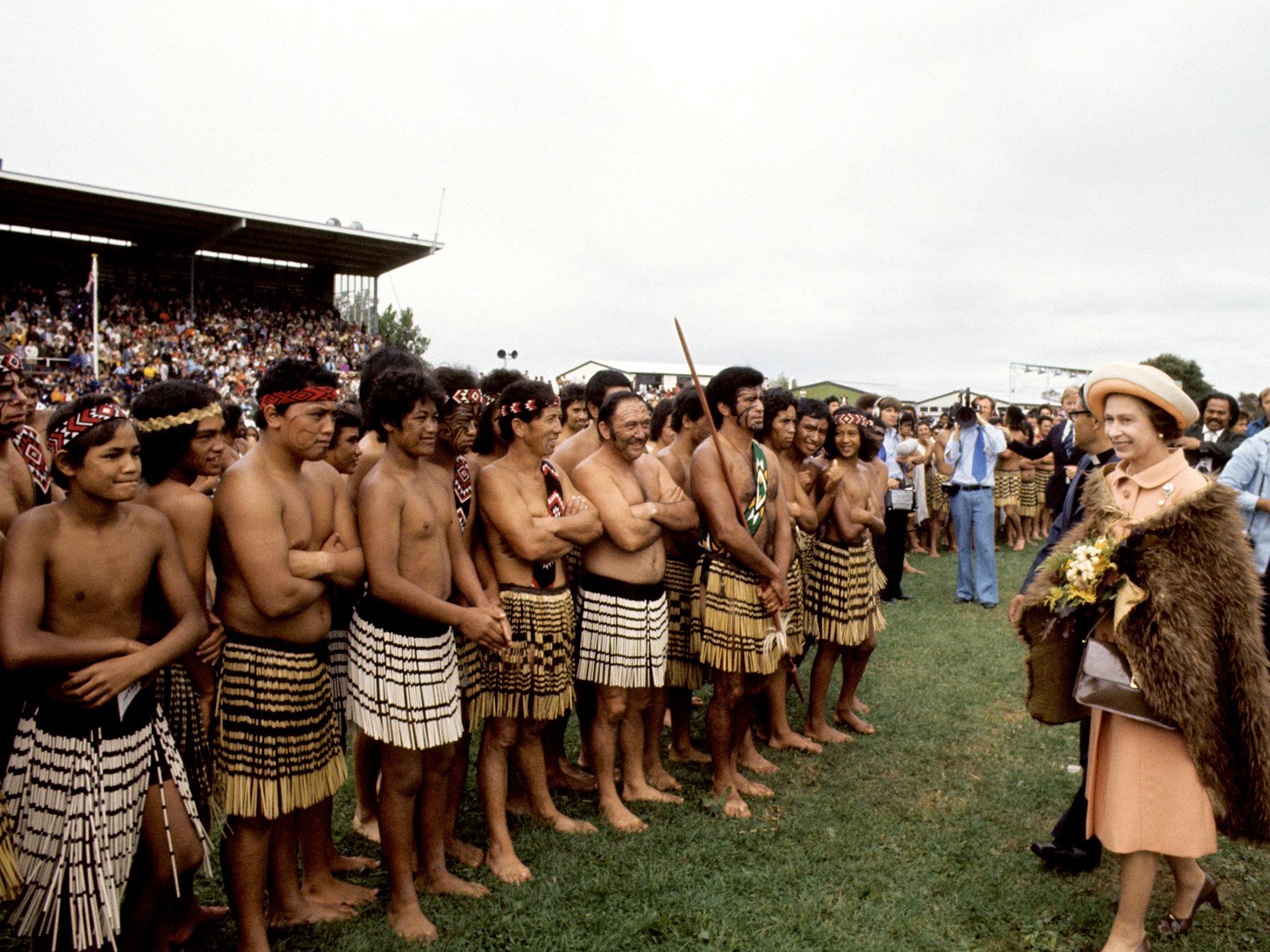 The Queen during a state visit to New Zealand