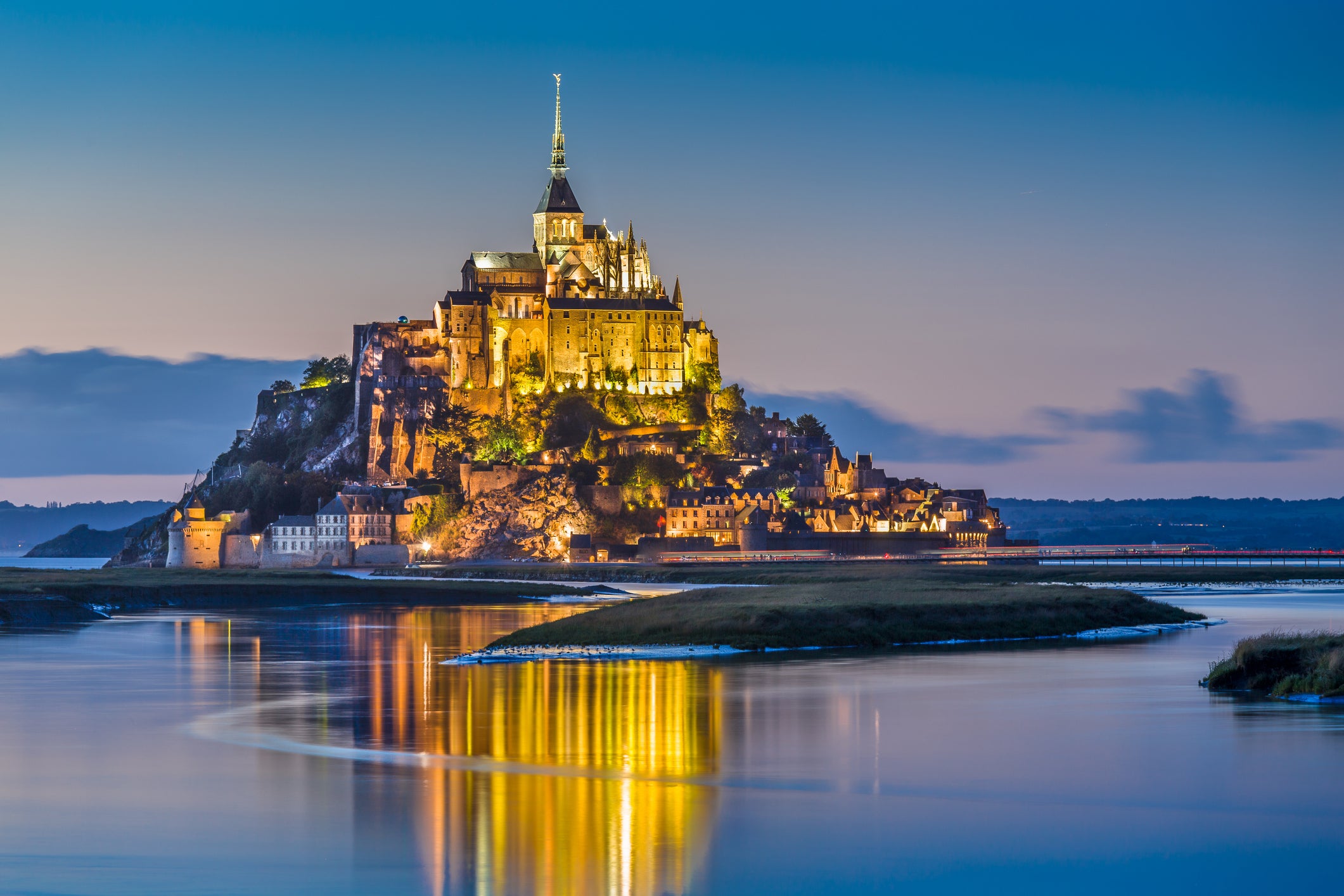 Le Mont Saint Michel, on France's northern coast