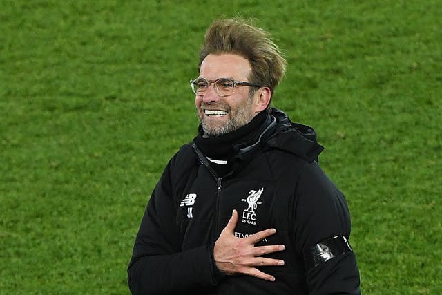 Jurgen Klopp was delighted with his team's performance