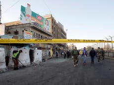Horror returns to Baghdad as suicide blasts kill 38 and wound 105