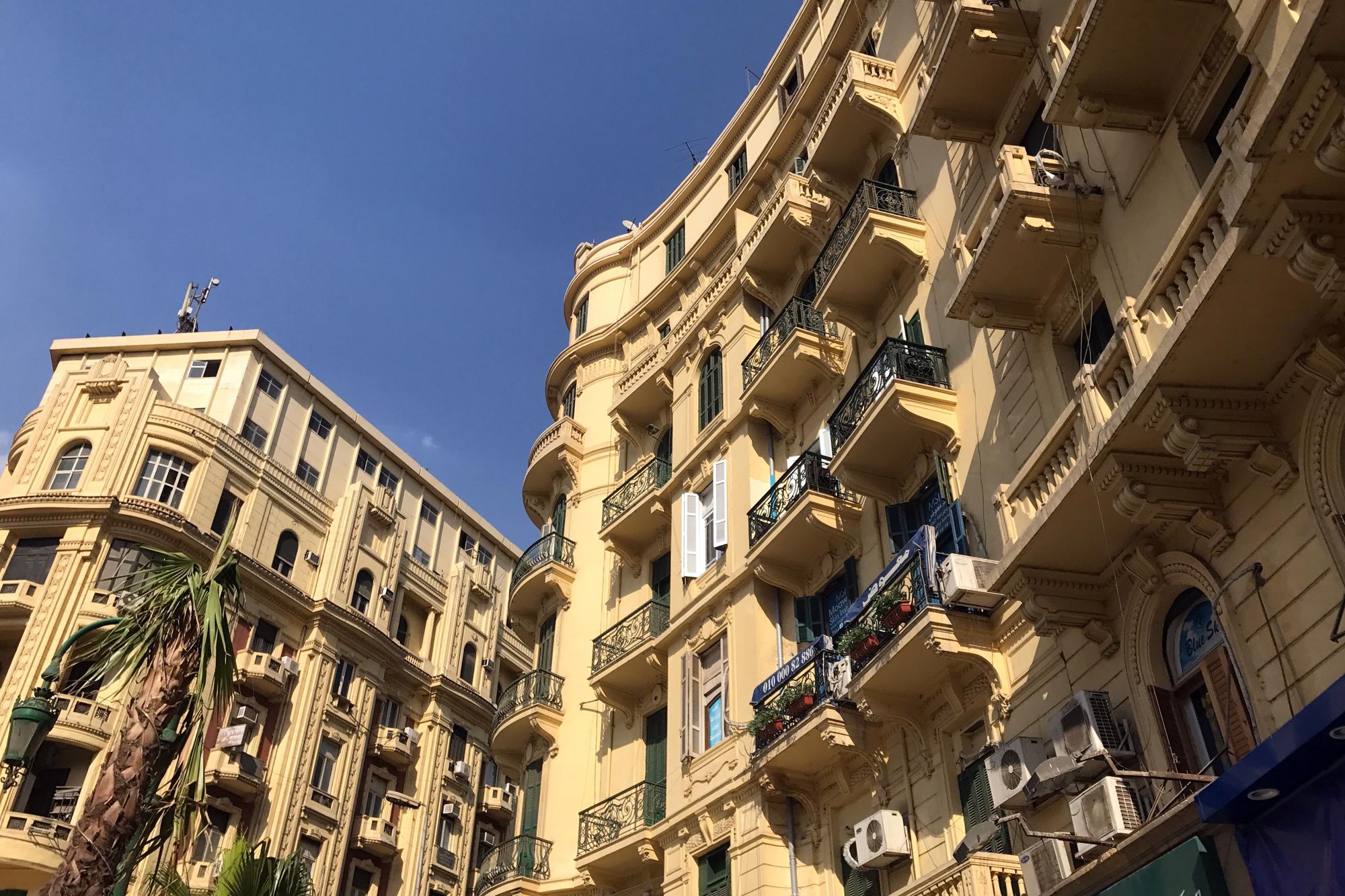 The tour takes place in downtown Cairo, much of which has been revitalised
