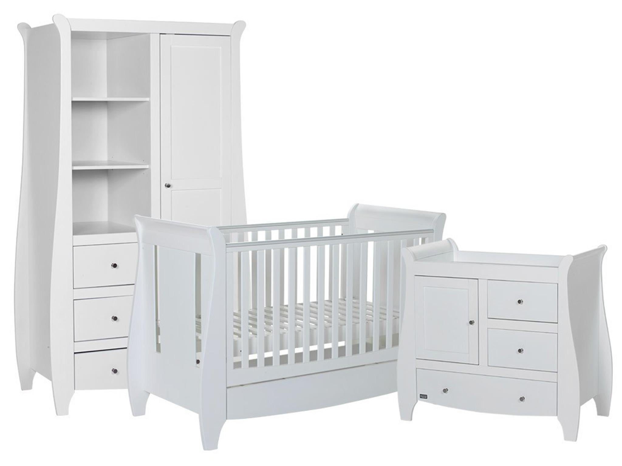 little acorns sleigh nursery set