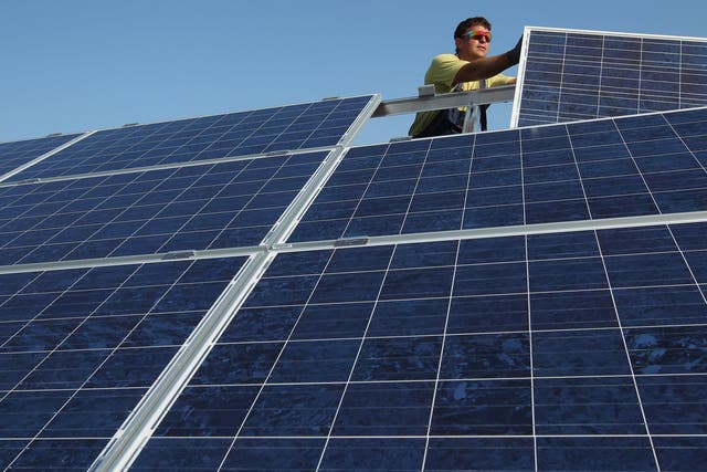 Some solar energy projects are expected to deliver electricity by 2p or less by next year