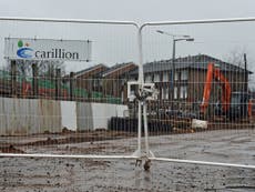 Carillion suppliers to get less than 1p for every £1 owed