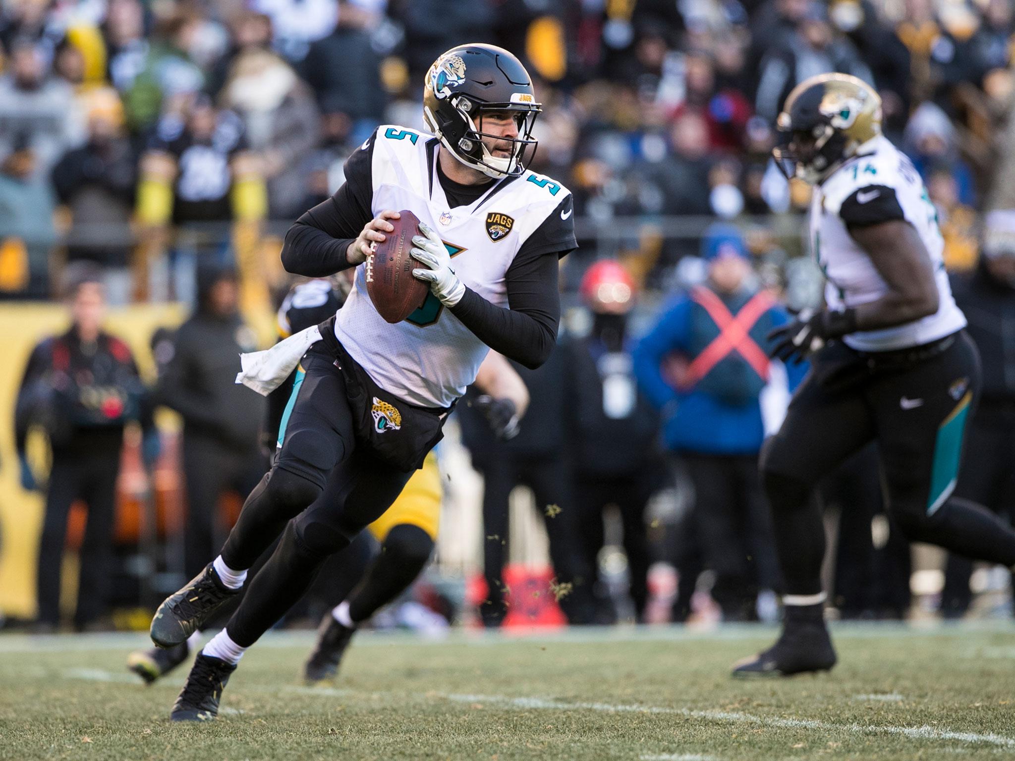 Blake Bortles in action for the Jacksonville Jaguars