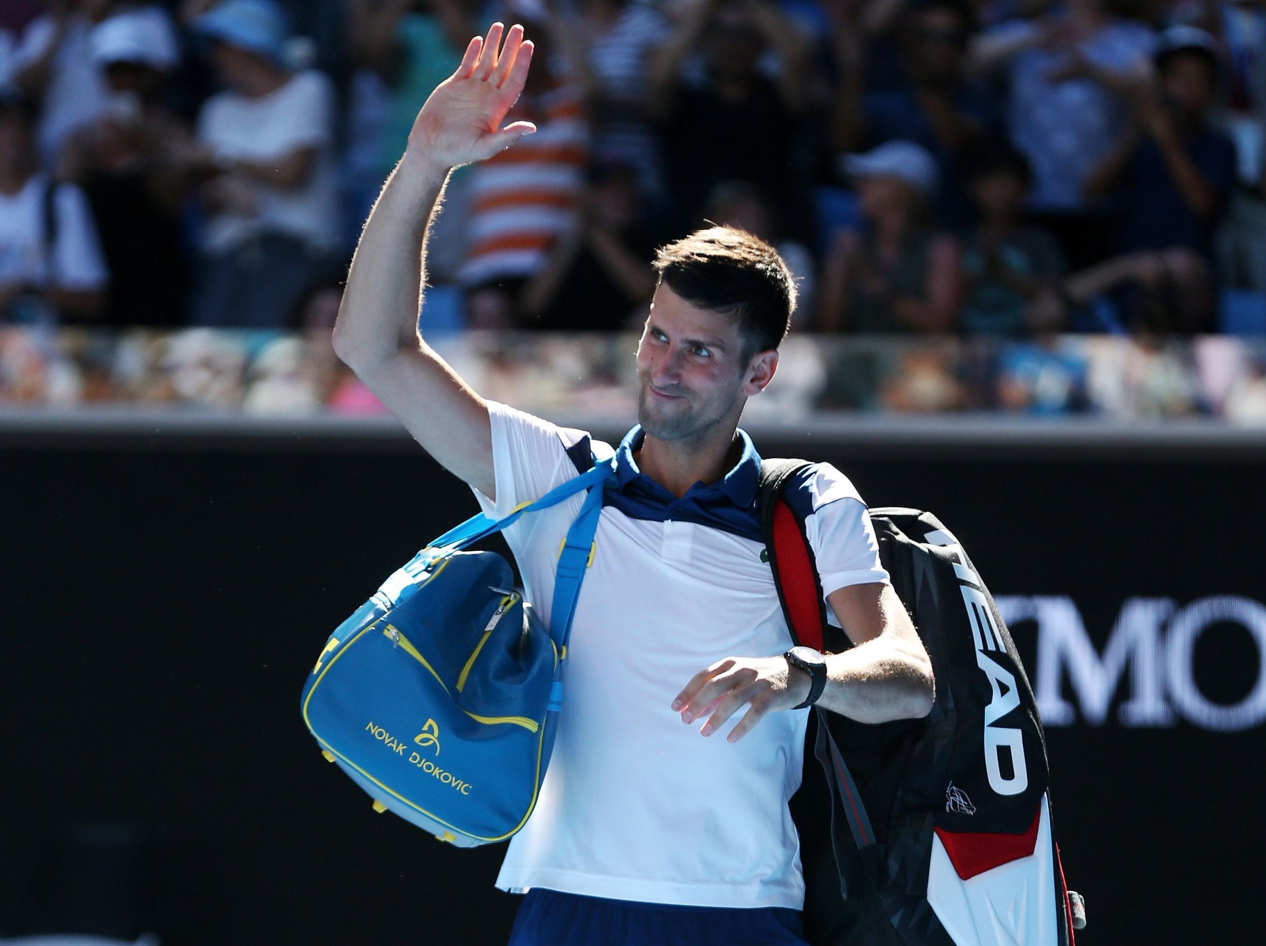 Djokovic won his first competitive match since last summer