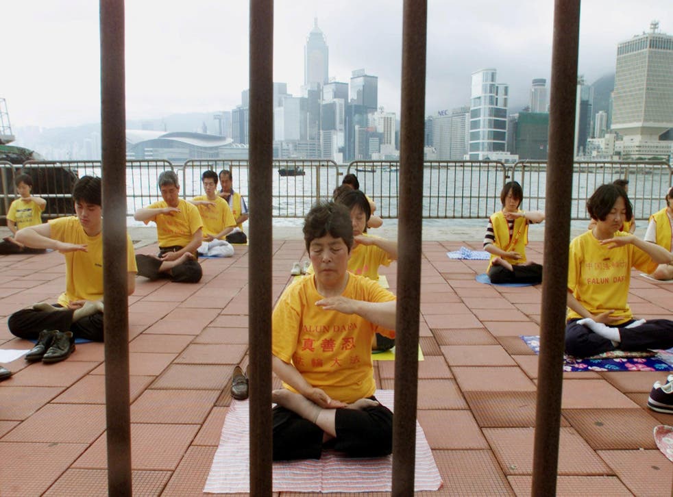 The US Government has cited human rights abuses against Falun Gong, a spiritual group that China's Communist Party branded as 'evil'