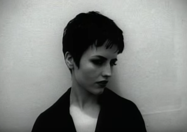Dolores O'Riordan in the video for 'Linger'