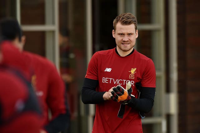 Simon Mignolet was dropped by Jürgen Klopp for Sunday's meeting with Manchester City