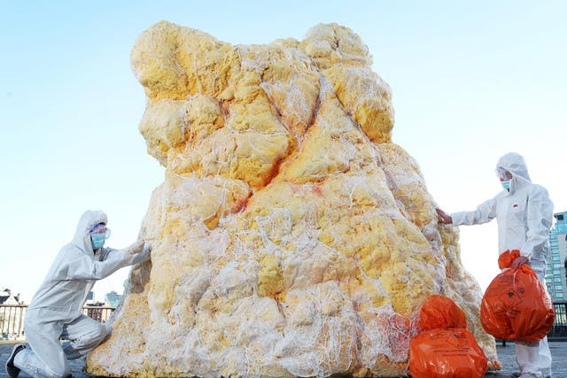 Sculpture or sneak peak of the future? Some bergs can grow as high as seven double-decker buses