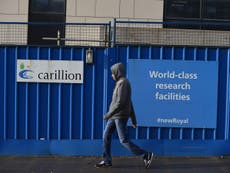 UK Government owed Carillion £40m when it collapsed, sources say