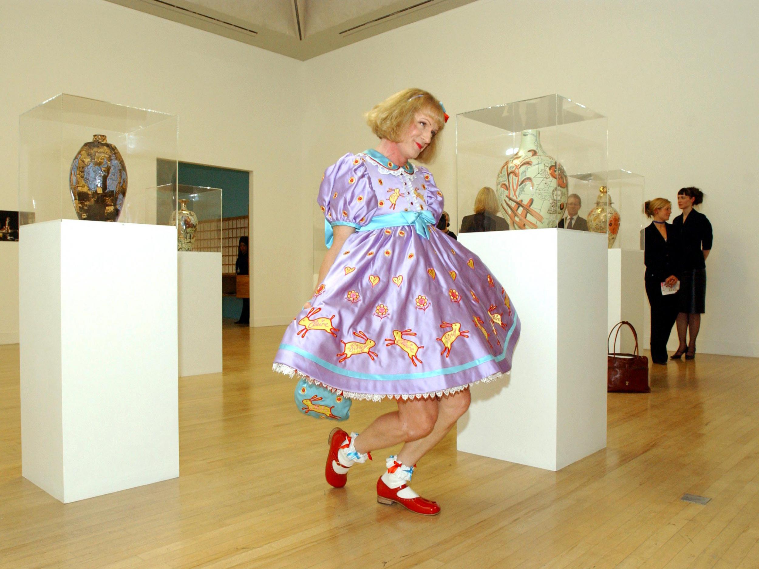 Outfits designed for Grayson Perry's alter ego Claire up for