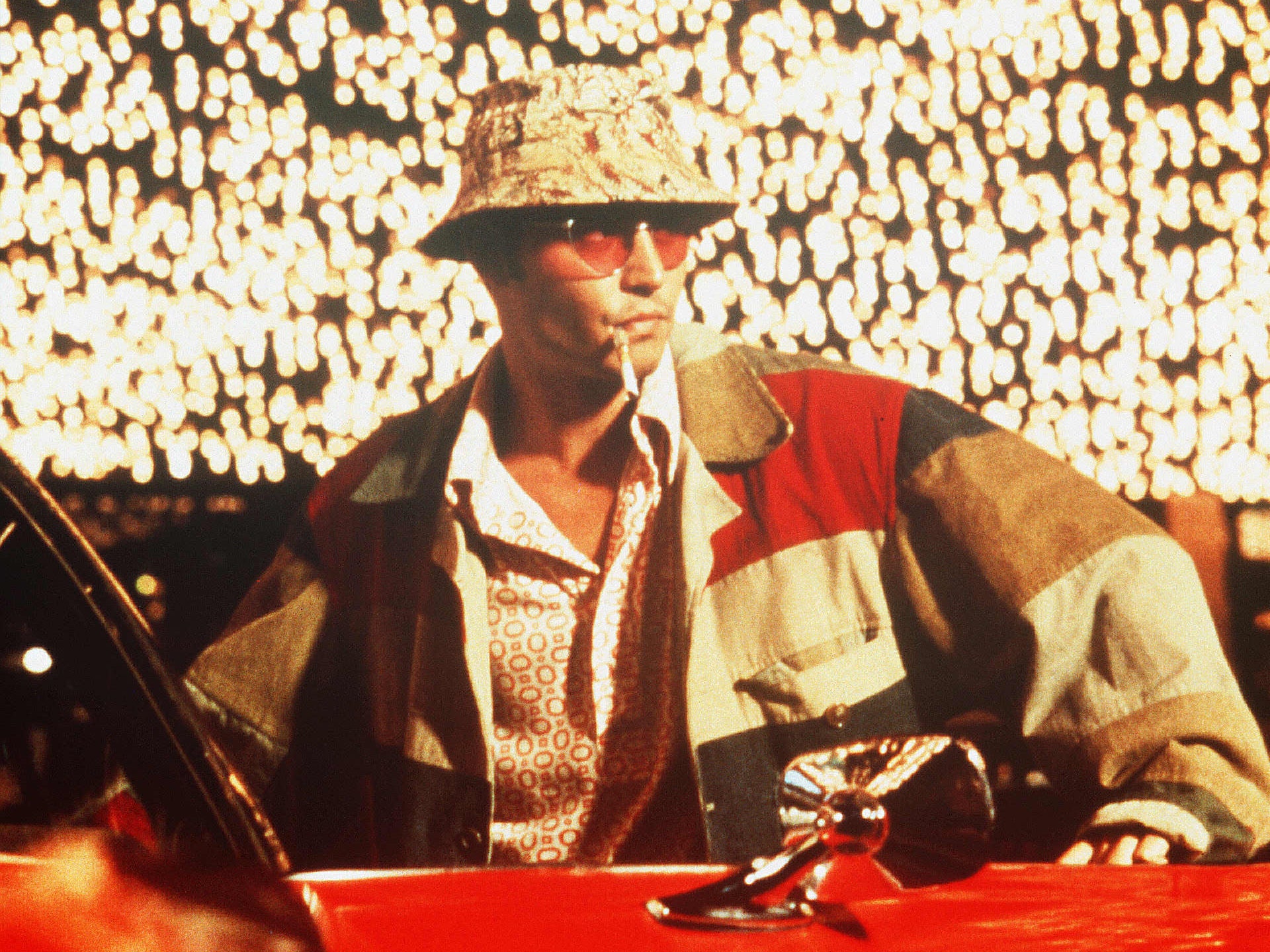 Johnny Depp played a character based on Thompson in the 1998 black comedy ‘Fear and Loathing in Las Vegas’