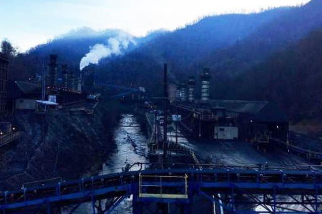 Grundy in Virginia is built on coal mining – an industry Donald Trump pledged to support