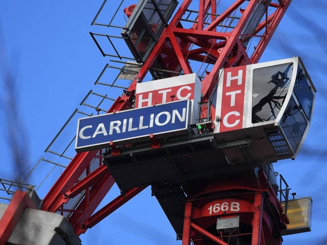 The NAO report was compiled before the collapse of contractor Carillion