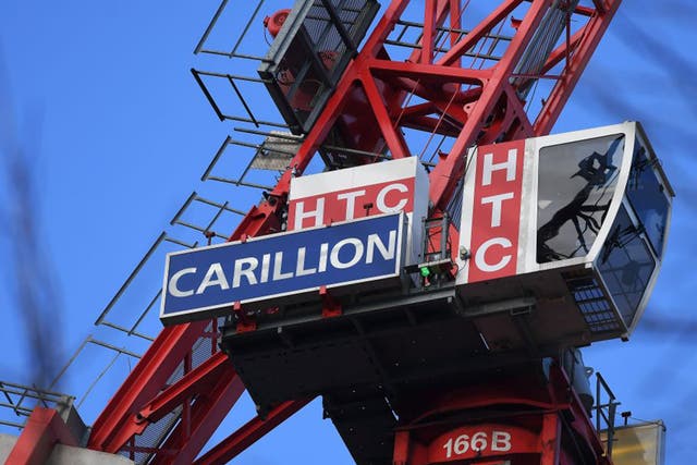 The NAO report was compiled before the collapse of contractor Carillion
