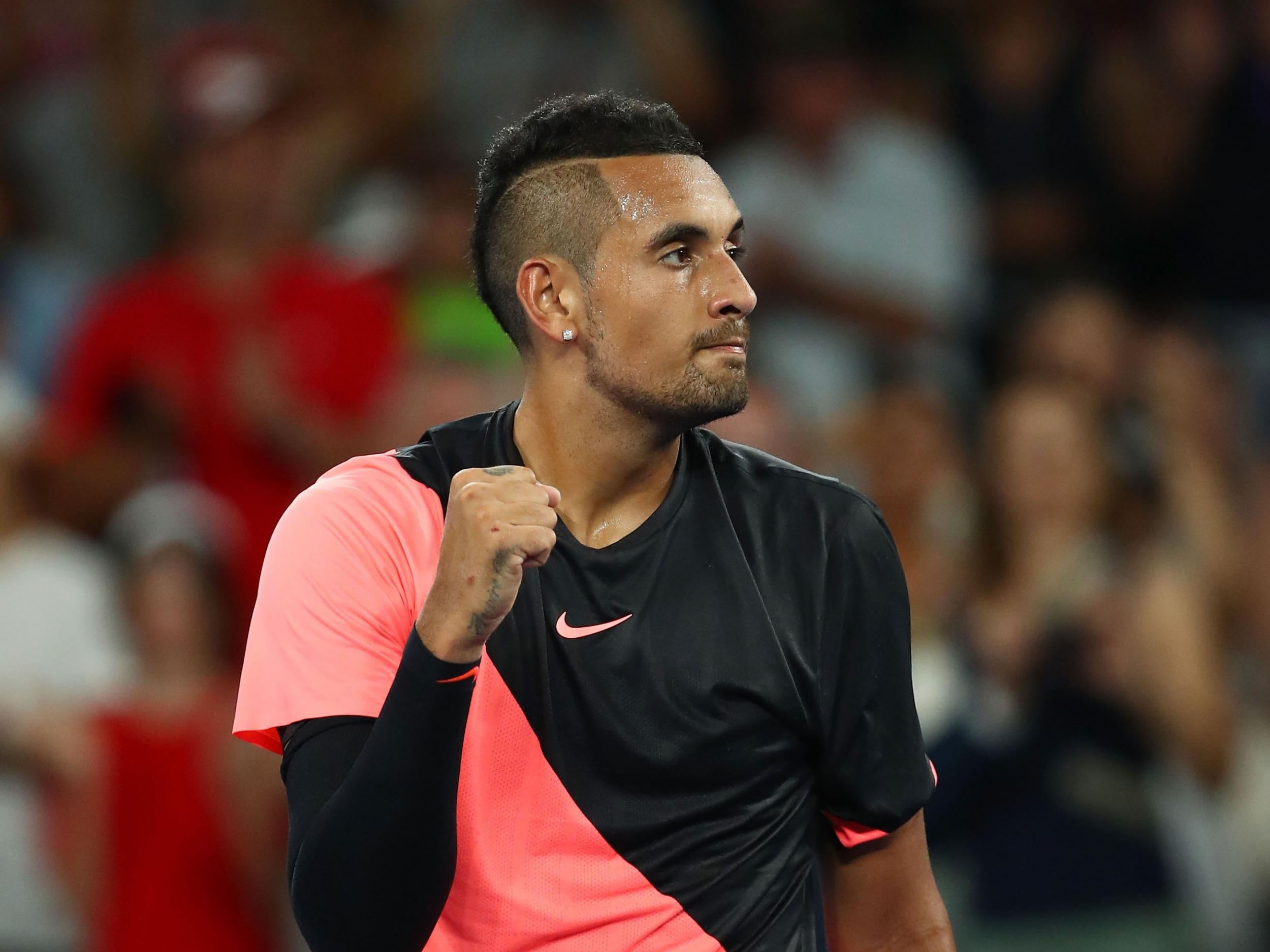 Kyrgios will face Tsonga in the third round
