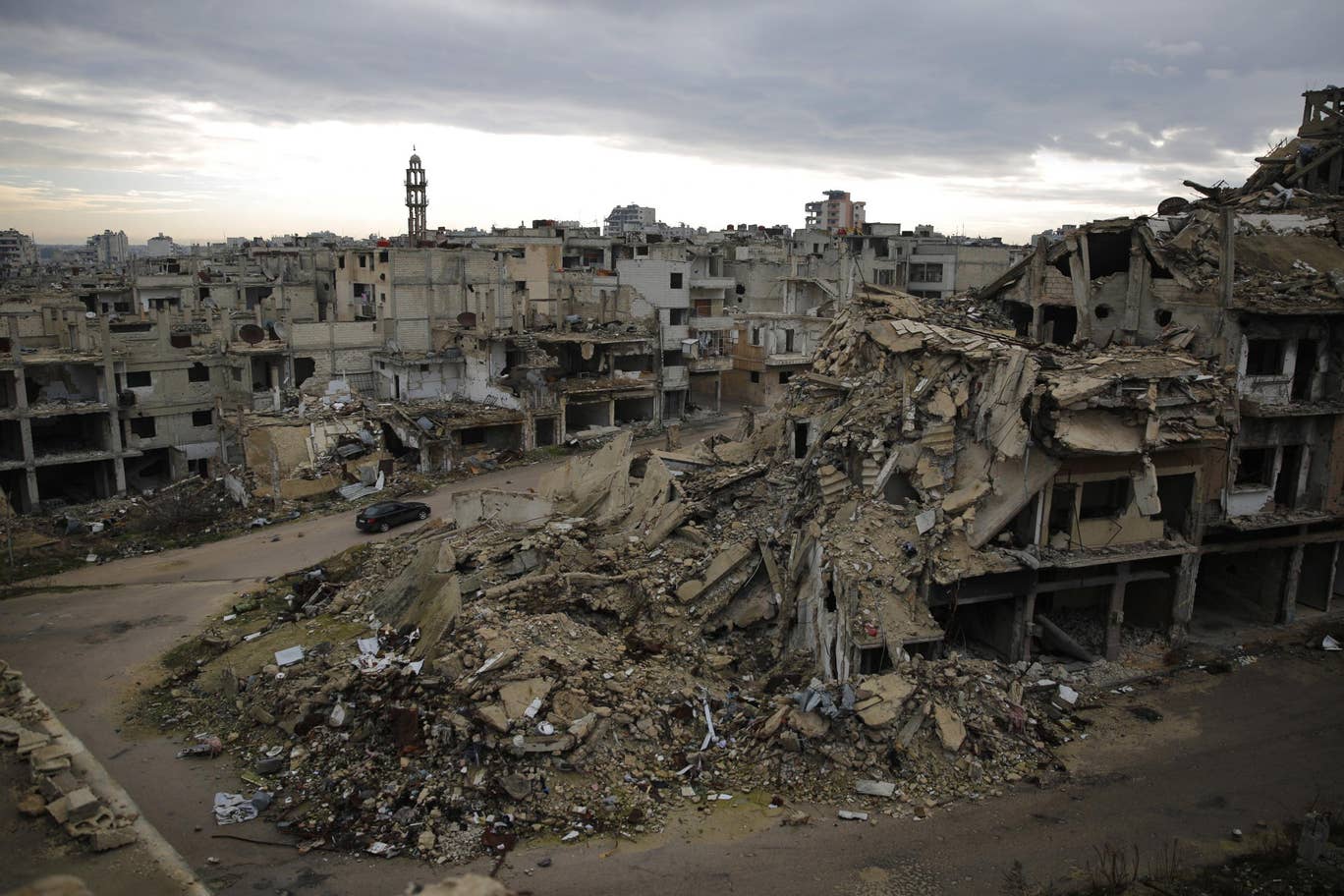 Homs distrutta. Credits to: AP.