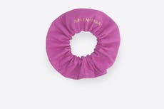 Balenciaga is selling an 80s-inspired hair scrunchie for £140