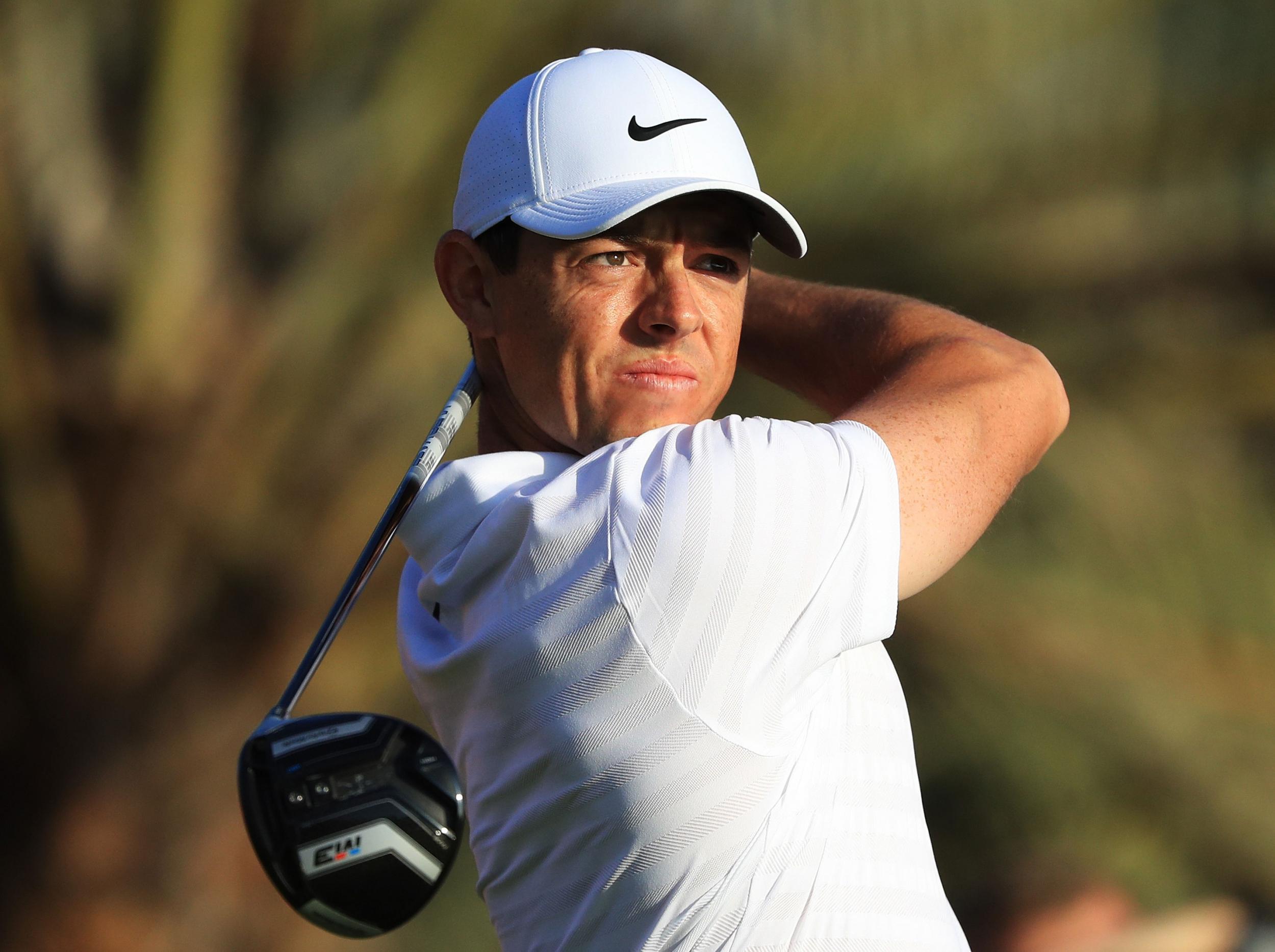 Rory McIlroy was happy to get back into competitive action in Abu Dhabi