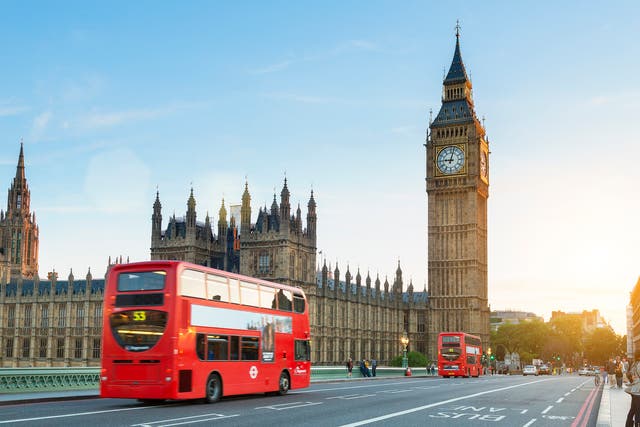 Visits to London were up 7 per cent