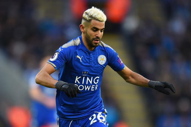 Mahrez is thought to want a move to Manchester City