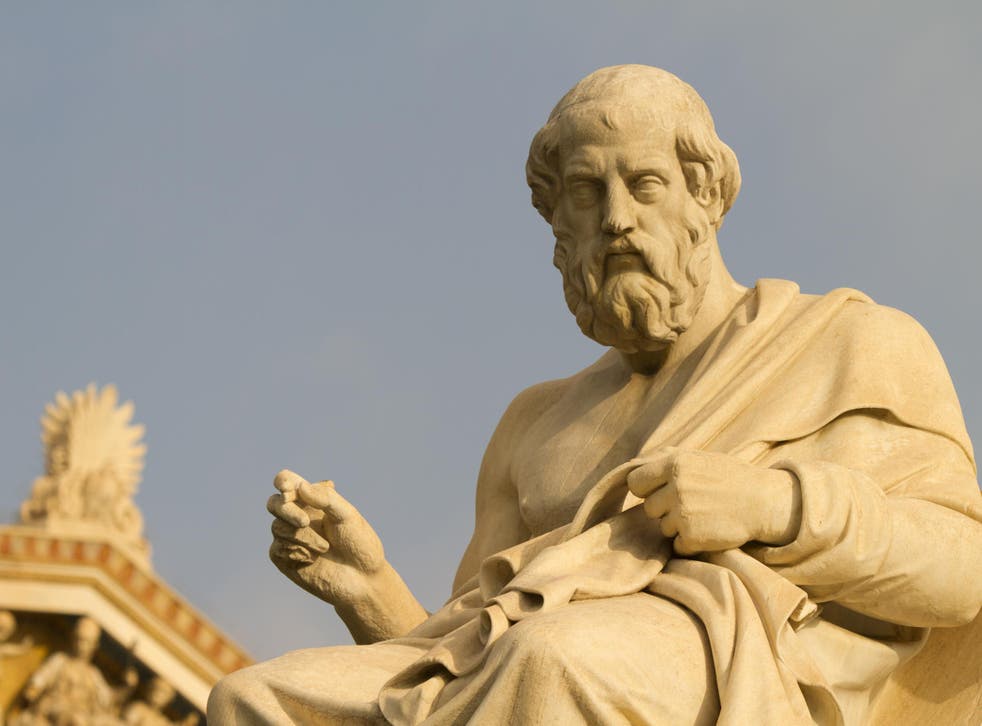 Hamza Bin Walayat's claim was rejected because he did not know enough about Plato (pictured) and Aristotle