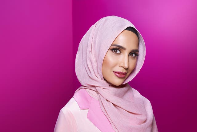 Amena Khan is the first ever hijab-wearing model to feature in a mainstream haircare campaign