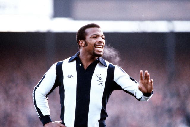 Cyrille Regis spent seven years at West Brom where he made 241 league appearances