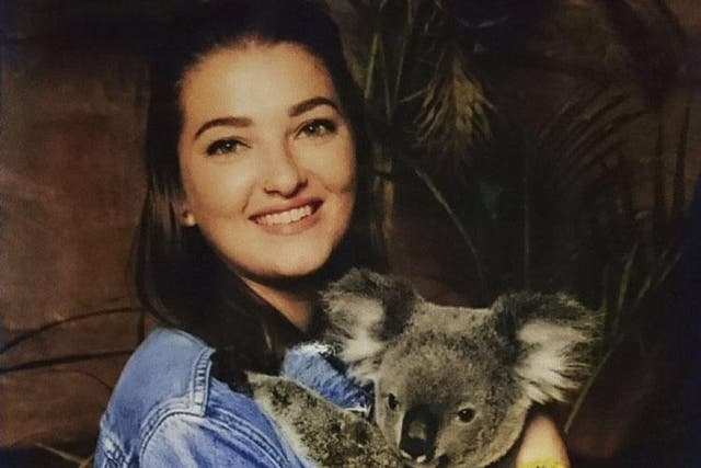 Amelia Blake, 22, the victim of a suspected murder-suicide and found dead in the Newtown suburb of Sydney