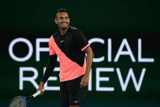 This is the second time Nick Kyrgios has reached the fourth round of the Australian Open