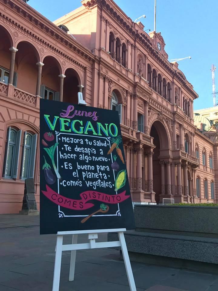 The idea to go vegan came from the top of the Argentinian government