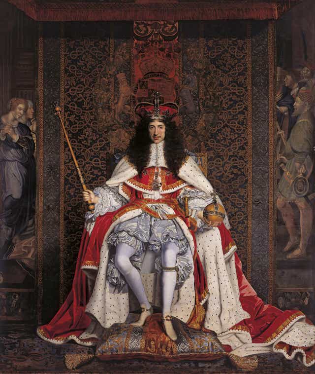 'Charles II' (1671) by John Michael Wright, part of the Royal Collection