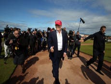 Donald Trump has spent a quarter of days as President at golf clubs