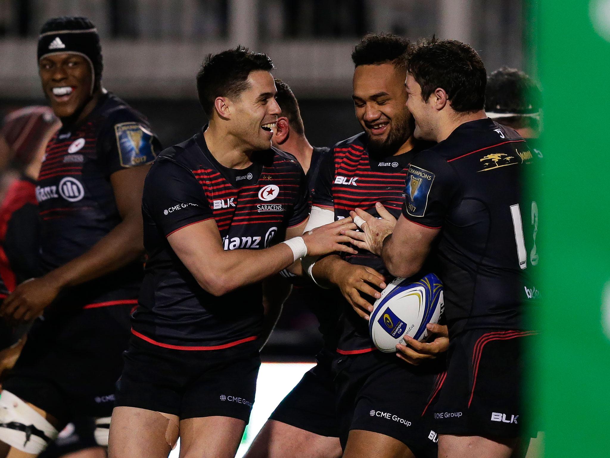 The bonus-point win sees Saracens finish second in Pool 2