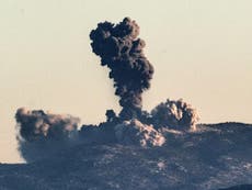 Turkish warplanes bomb Kurds in Syria