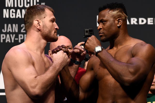 Stipe Miocic and Francis NGannou will go to war at UFC 220