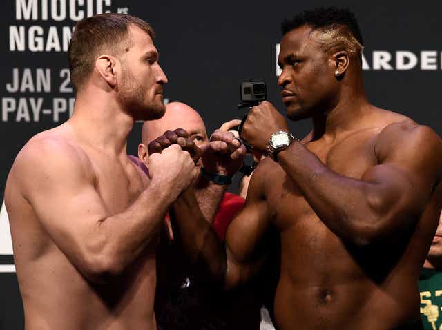 Stipe Miocic and Francis NGannou will go to war at UFC 220