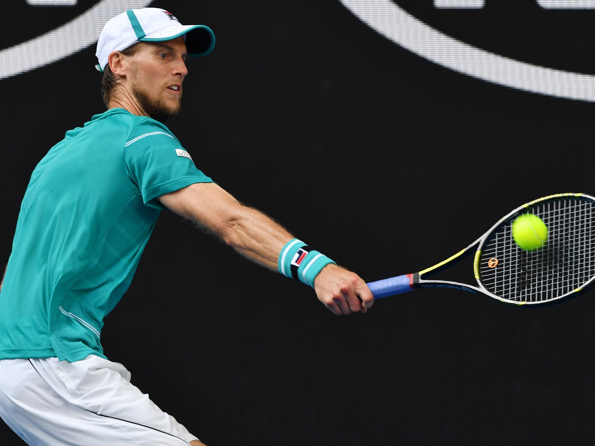Andreas Seppi has no answer for Edmund's dominant serves and forehands