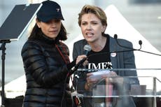 Scarlett Johansson calls out James Franco in Women's March speech